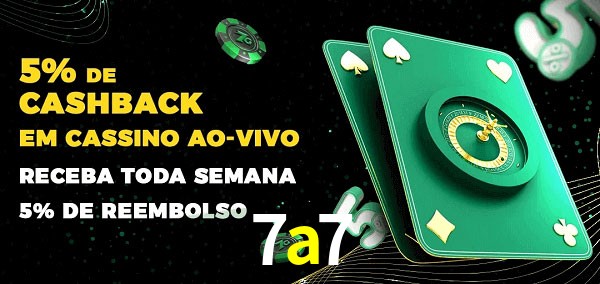 Promoções do cassino ao Vivo 7a7